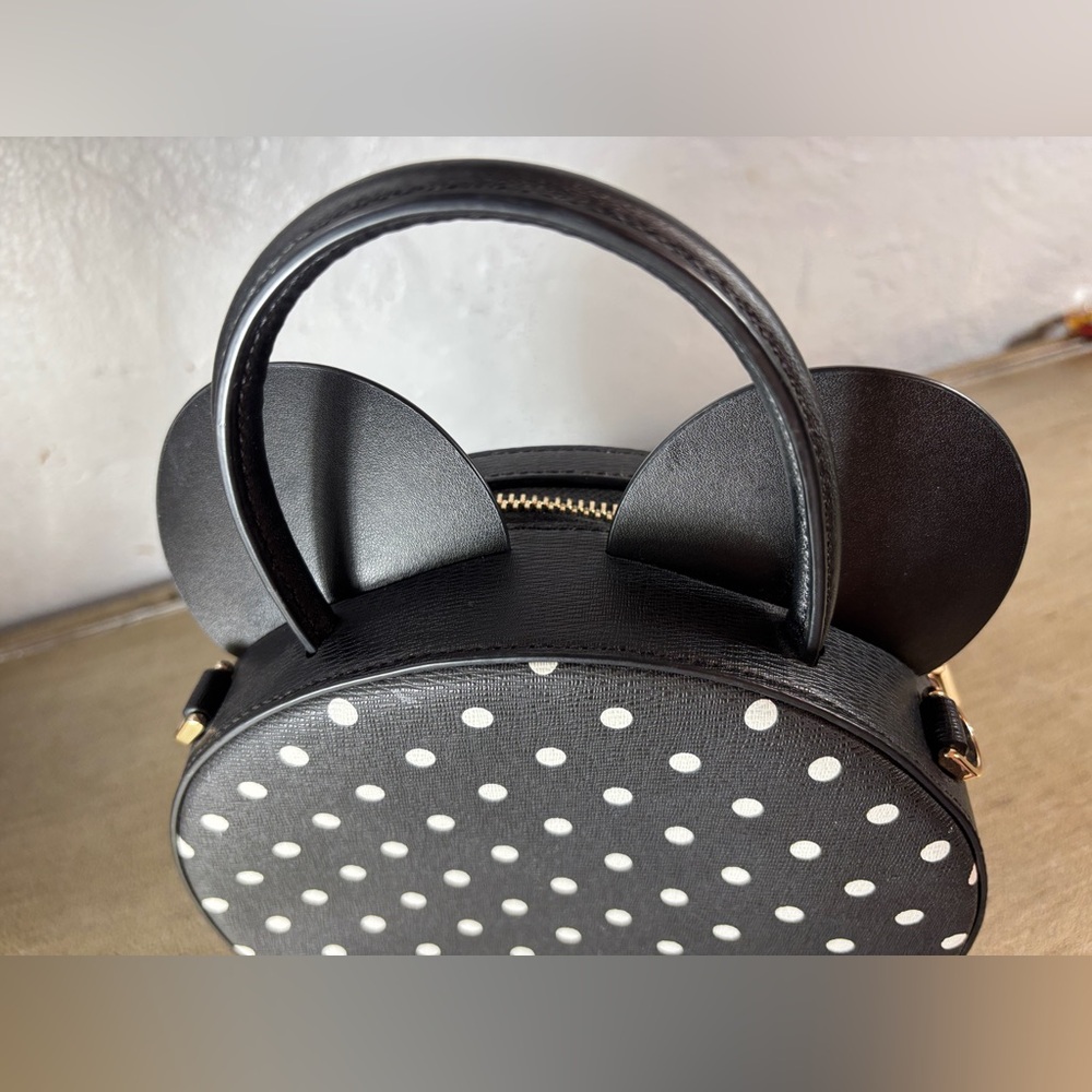 Kate Spade X Disney Minnie Mouse Crossbody, NWT Polka Dot - Picture 6 of 16